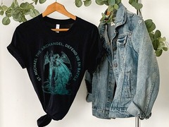 Saint Michael the Archangel T-shirt – Saint Michael Prayer, Catholic Apparel tee