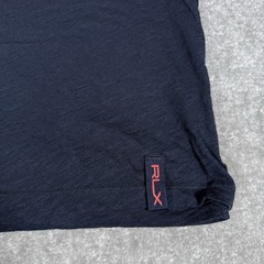 RLX Ralph Lauren T-Shirt Men’s 2XL Blue Pima Cotton Double Layered Short Sleeve