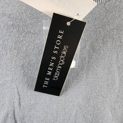 The Men’s Store at Bloomingdale’s Cashmere Blend Sweater Tee XXL Blue Gray S/S