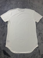 Cuts Clothing Short Sleeve Crew Elongated Fit T-Shirt Men’s Large Optic-White
