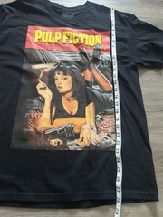 Pulp Fiction Men’s Large Black Graphic Shirt Miramax 2025 Modern Movie Tee