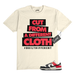 Dunk Bright Crimson Black Toe Pale Ivory Low T Shirt to Match CLOTH