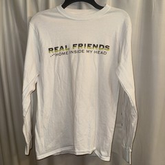 Real Friends – White Longsleeve T-Shirt – Men’s Size S Home Inside My Head