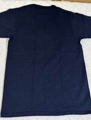 Vintage Champion Big Logo Embroidered Blue Shirt Size M