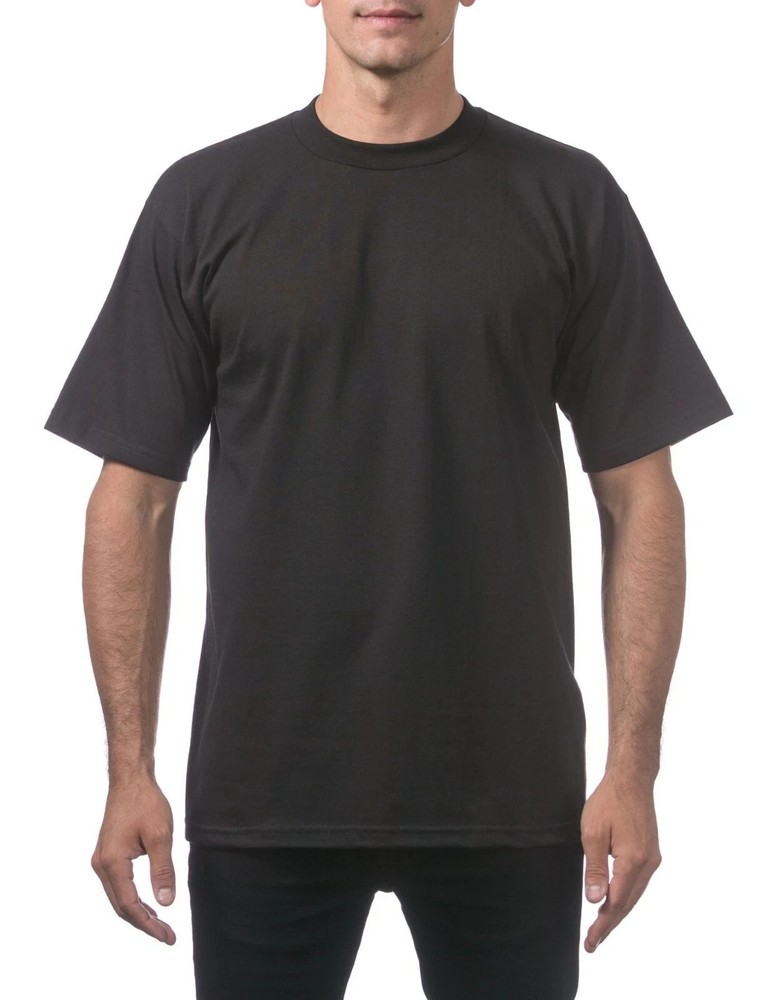 Pro Club Men’s Heavyweight Cotton Short Sleeve Crew Neck T-Shirt
