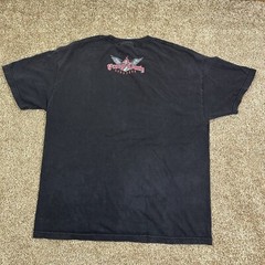 Vintage Y2K Orange County Chopper Flames T-shirt Size XL OCC Biker Motorcycle