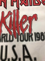 Iron Maiden Killers World Tour 1981 Raglan S to 3XL