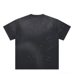 Men’s Black Solid Crew Neck Short Sleeve T-Shirt Regular Fit Size 2XL