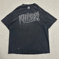 Y2K Famous Stars and Straps Killer Graphic T-Shirt Travis Barker Faded Black XL