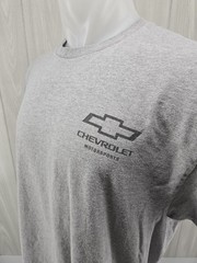 Chevrolet T Shirt Mens XL Grey Short Sleeve Graphic Team Chevy Motorsports