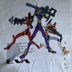 UNIQLO UT Evangelion T-Shirt US Size XS (JP S) White Anime Manga Graphic
