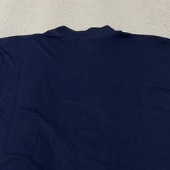 Vintage Russell Athletic Mock Neck Shirt Mens Large Navy Pro Cotton Blank NEW