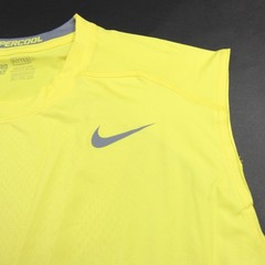 Nike Pro Combat Sleeveless Shirt Men’s Yellow New with Tags XXL