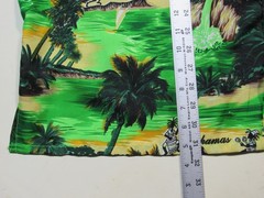 Vintage Rina Hawaiian Button Shirt Bahamas Tropical Islands Mens XXL Terivoile