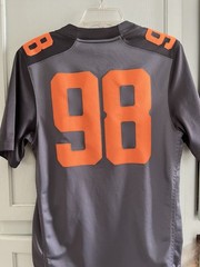 Men’s Size Small Limited Edition Smokey Gray My All TN Vols Nike Football Jersey
