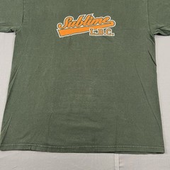 Vintage Sublime Script Logo LBC Green T-Shirt Size Large 1999 – used