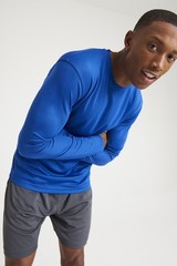 AWDis Just Cool Long Sleeve T-Shirt -Men Polyester Gym/Summer/Sports/Running Tee