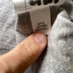 Carhartt K231 Original Fit Long Sleeve Logo T-Shirt Gray 2XL SP13 USA Workwear