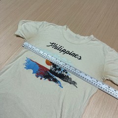 70s Vintage Philipines Sunset Souvenir T Shirt XS tourist 80s beach surf