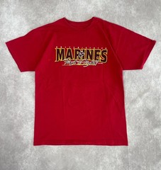 United States Marines Shirt Mens Medium Red 7.62 Design Military Cotton USA