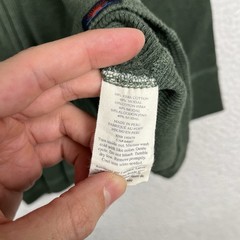 Faherty Shirt Large Cloud Waffle Crew Thermal Long Sleeve Green 100% Cotton