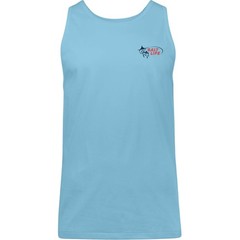 Salt Life Reel Time Cotton Tank Sky Blue L Salty Saltlife Unisex Tank NWT New