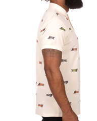 New ICECREAM Cyan S/S Polo Antique White SIZES S-2XL MSRP $150