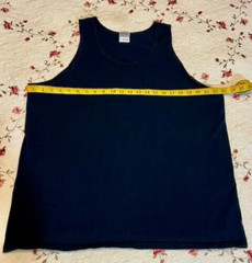 Gildan Men’s Ultra Cotton Tank Top Muscle T-Shirt XL Black
