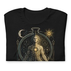 Alchemical Transmutation Shirt Hermetic Occult Esoteric Alchemy Art Tee XS-5XL