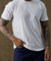 Bronson Non Stock Tubular T-Shirt -S💯% cotton LOT OF 3 Beige, Grey & White