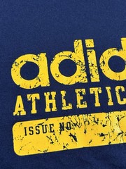 Vintage Adidas Athletic Dept. Issue No. Tee 2XL 27×31 Inches Athletic Sportswear