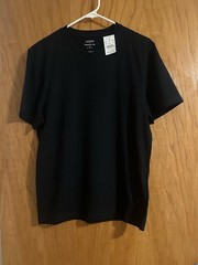 J. Crew Factory Men’s Short-Sleeve Crewneck Tee – Black