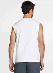 VRST ‘ MENS ‘ ESSENTIAL MUSCLE TANK GW ‘ WHITE ‘ LARGE – UV PROTECTION