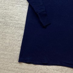Duofold Comfor-Therm Shirt Large Blue Base Hike Outdoors USA Trekk True 70s 80s