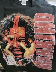 MANKIND HAVE A NICE DAY ON A SHAKA HEAVYWEIGHT GARMET DYED T SHIRT “MODERN”