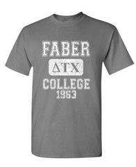 FABER COLLEGE – delta tau chi belushi house – Mens Cotton T-Shirt