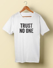 Trust No One T-shirt T Shirt S M L XL 2X 3X 4X 5X X-Files