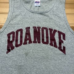 Vintage 80s 90s Roanoke College University Heather Athletic Tank Top USA – Large