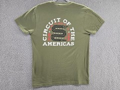 Circuit of the Americas Shirt Mens Medium Green Snake Track Racing Tee