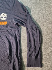 Timberland Graphic T Shirt Mens Sz XL Blue 100% Cotton Long Sleeve Regular Fit