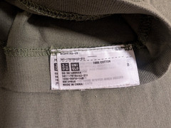 Kaws x Uniqlo UT XX Pocket T-shirt Japan Size Small Olive Green 2016