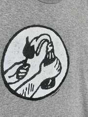 Supreme Molotov Tee Heather Grey Size M SS18 T-Shirt
