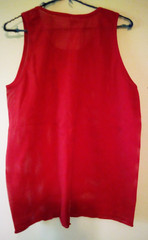 VTG RED MESH MUSCLE TANK TOP ISLANDER SIZE LARGE ar