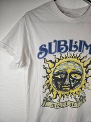 Sublime What I Got T-Shirt Size Small White Classic Sun Logo Ska Punk Rock Band