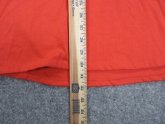 VINTAGE Starter Flip Side Shirt Mens Medium Orange Hoodie Patch Logo Deadstock