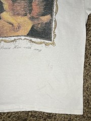 Rosso Fiorentino Cherub Playing a Lute Shirt MD 19” X 25” USA Single Stitch Art