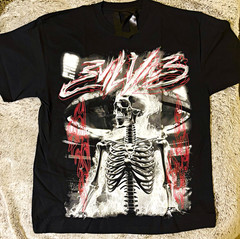 Evil Vice XL Skeleton Graphic Heavyweight Tee