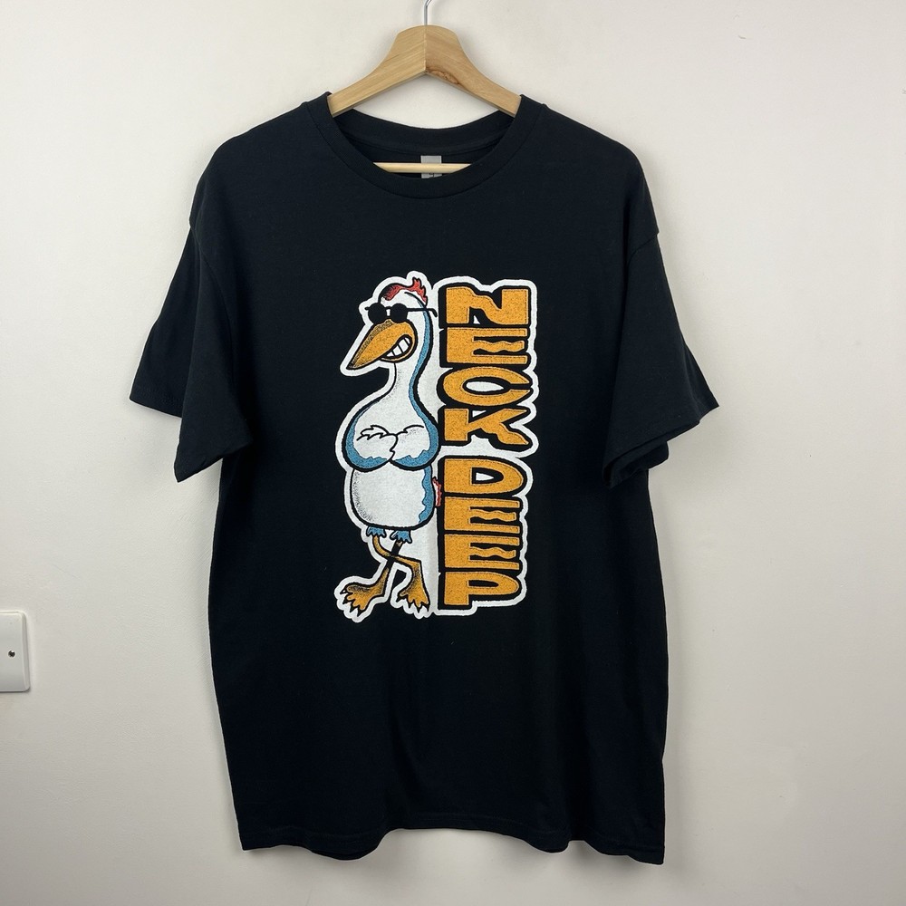 Neck Deep T-Shirt Mens Large Black Duck Pop Punk Graphic Band Tee Music Cotton