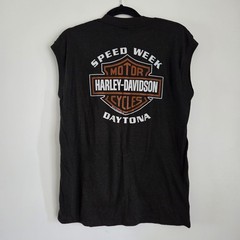 Vintage 3D Emblem Harley Davidson T Shirt Medium 1985 Righteous Ruler Back Print