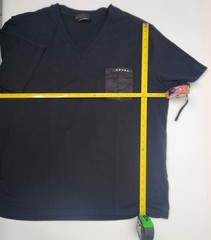 PRADA T-Shirt Sz M/ L Black Unisex Made in Romania 92% Cotton 8% Elastan